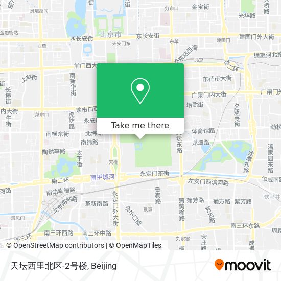 天坛西里北区-2号楼 map