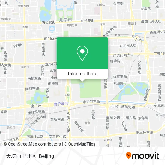 天坛西里北区 map
