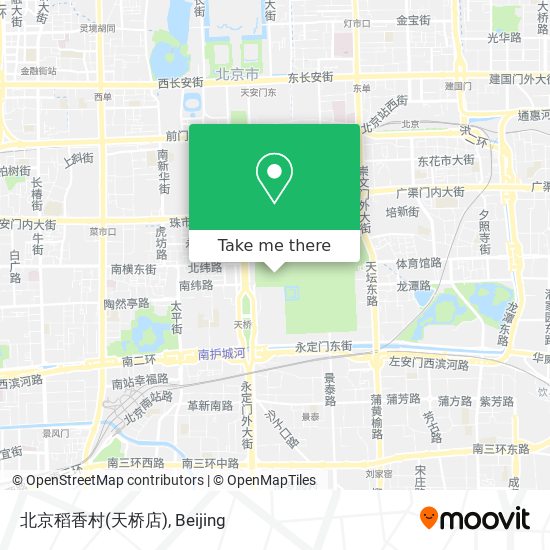 北京稻香村(天桥店) map