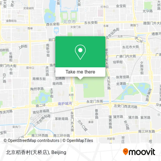北京稻香村(天桥店) map