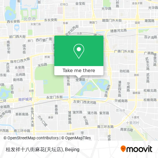 桂发祥十八街麻花(天坛店) map