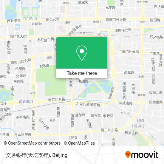 交通银行(天坛支行) map