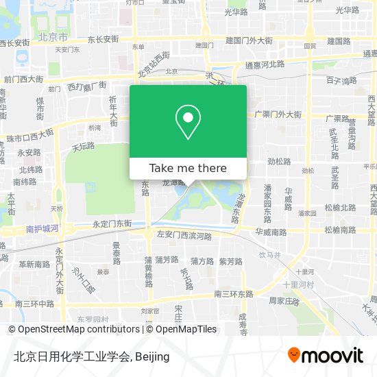 北京日用化学工业学会 map