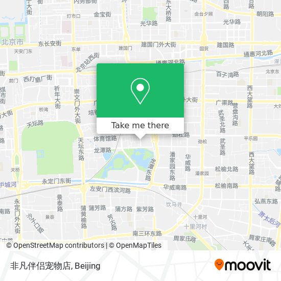 非凡伴侣宠物店 map