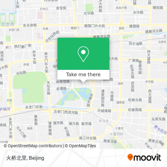火桥北里 map