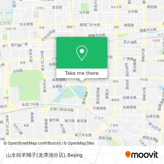 山水间羊羯子(龙潭湖分店) map