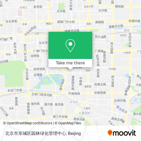 北京市东城区园林绿化管理中心 map