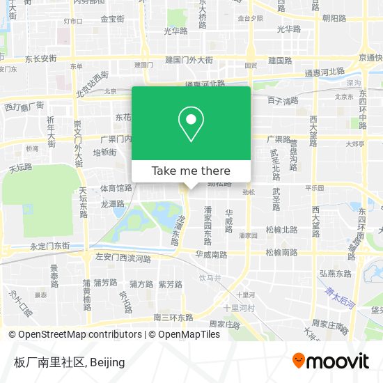 板厂南里社区 map