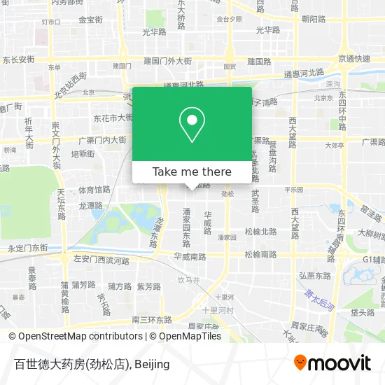 百世德大药房(劲松店) map