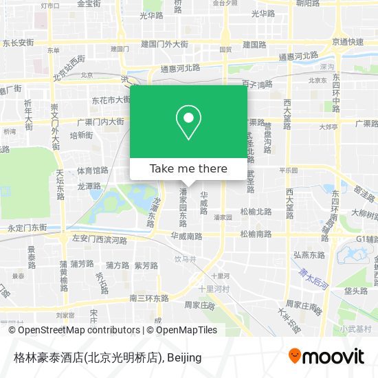 格林豪泰酒店(北京光明桥店) map