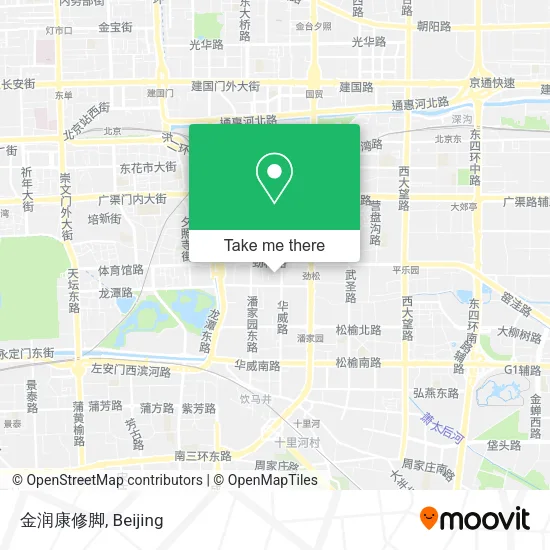 金润康修脚 map