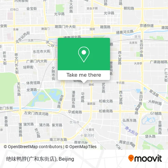 绝味鸭脖(广和东街店) map