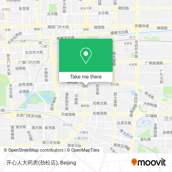 开心人大药房(劲松店) map
