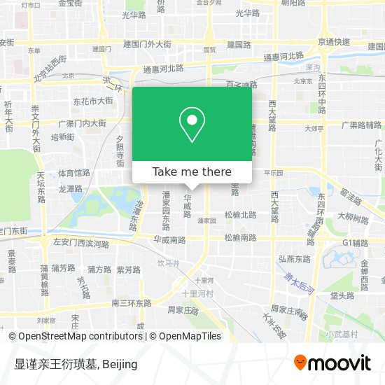 显谨亲王衍璜墓 map