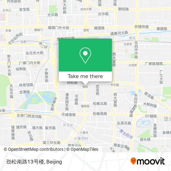 劲松南路13号楼 map