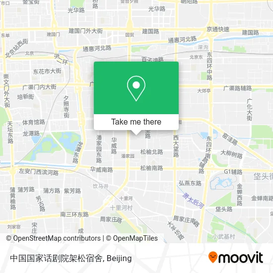 中国国家话剧院架松宿舍 map