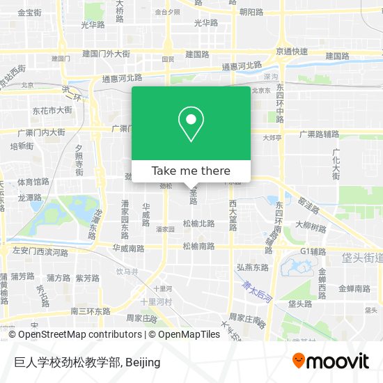巨人学校劲松教学部 map