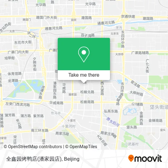 全鑫园烤鸭店(潘家园店) map
