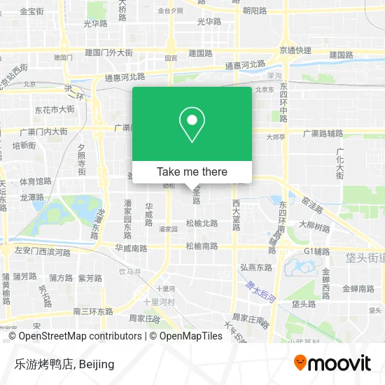 乐游烤鸭店 map