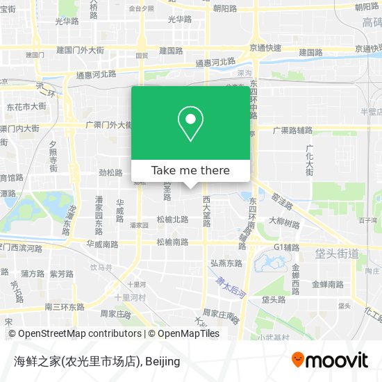 海鲜之家(农光里市场店) map