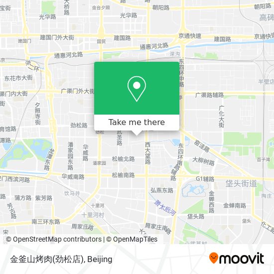 金釜山烤肉(劲松店) map
