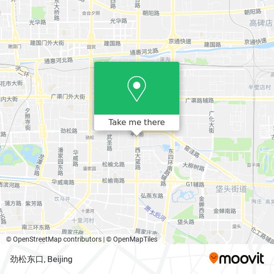 劲松东口 map