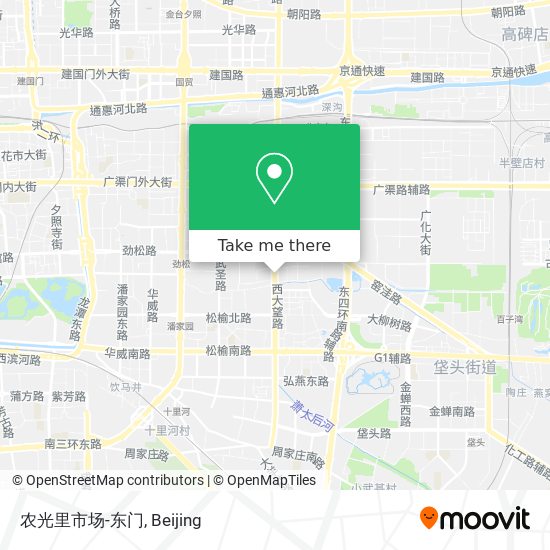 农光里市场-东门 map