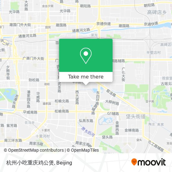 杭州小吃重庆鸡公煲 map