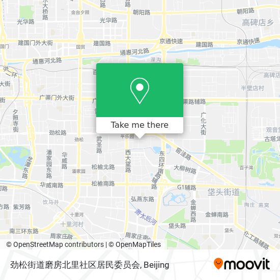 劲松街道磨房北里社区居民委员会 map