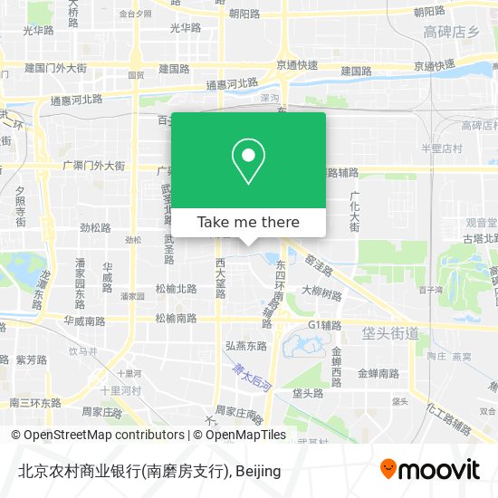 北京农村商业银行(南磨房支行) map