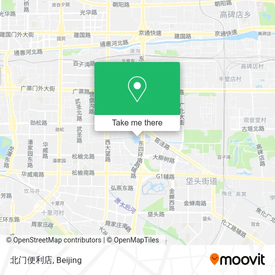 北门便利店 map