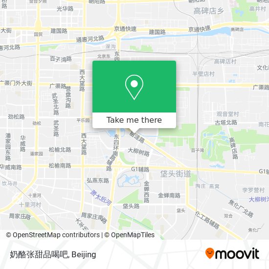 奶酪张甜品喝吧 map