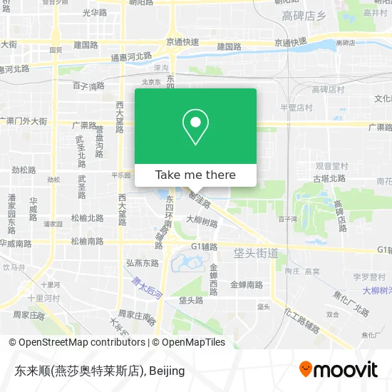 东来顺(燕莎奥特莱斯店) map