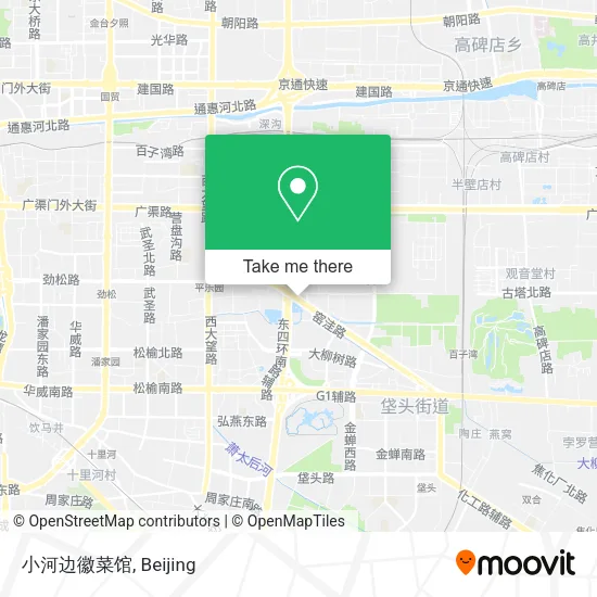 小河边徽菜馆 map