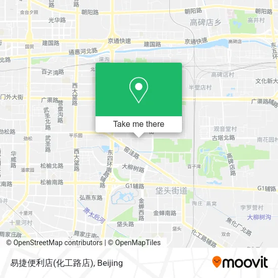 易捷便利店(化工路店) map