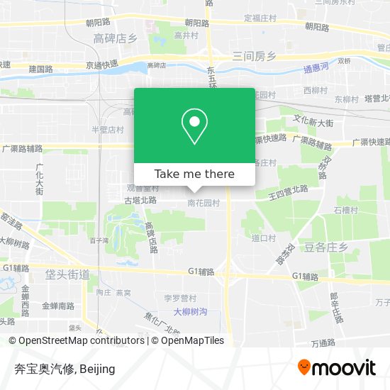 奔宝奥汽修 map