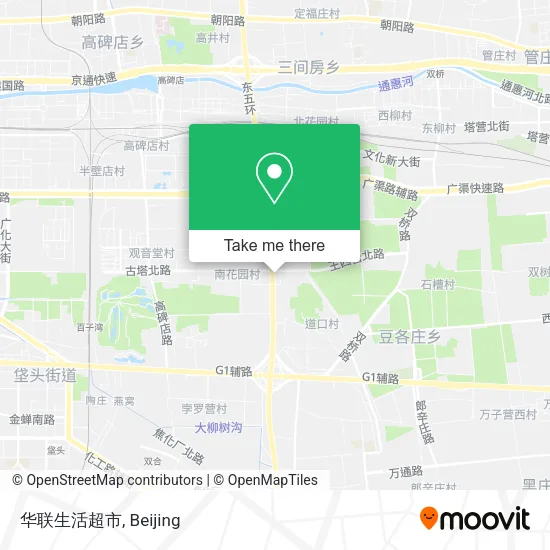 华联生活超市 map