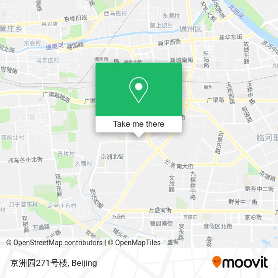 京洲园271号楼 map