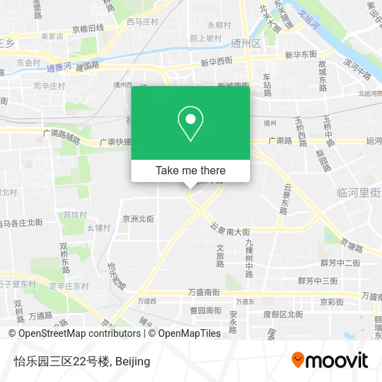 怡乐园三区22号楼 map