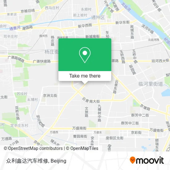 众利鑫达汽车维修 map