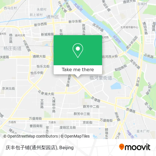 庆丰包子铺(通州梨园店) map