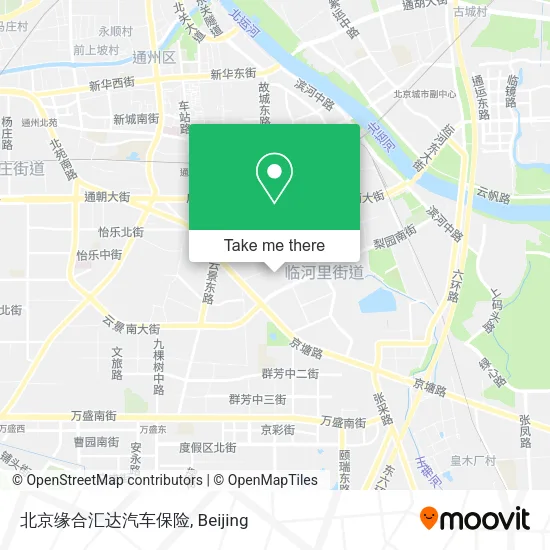 北京缘合汇达汽车保险 map