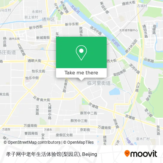 孝子网中老年生活体验馆(梨园店) map