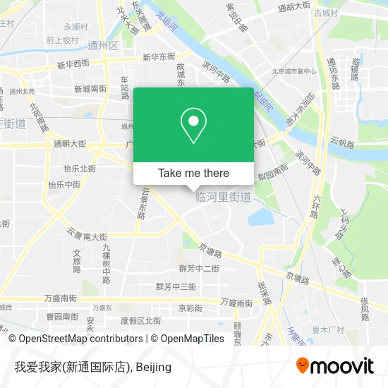 我爱我家(新通国际店) map