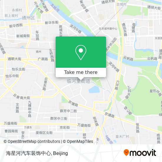 海星河汽车装饰中心 map