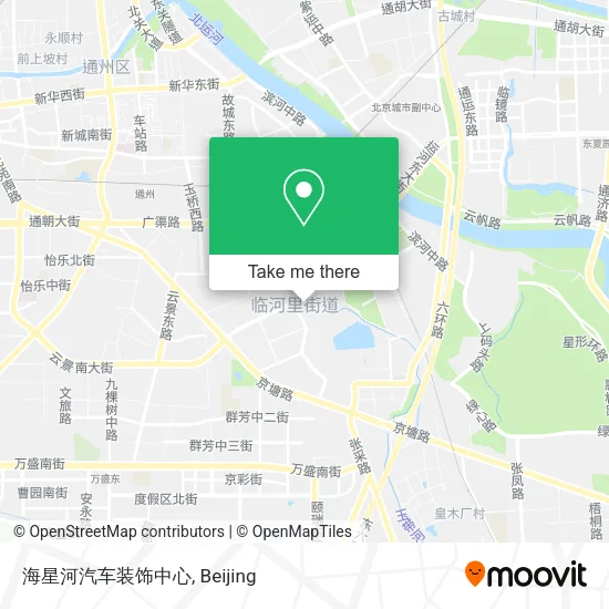 海星河汽车装饰中心 map