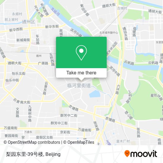 梨园东里-39号楼 map