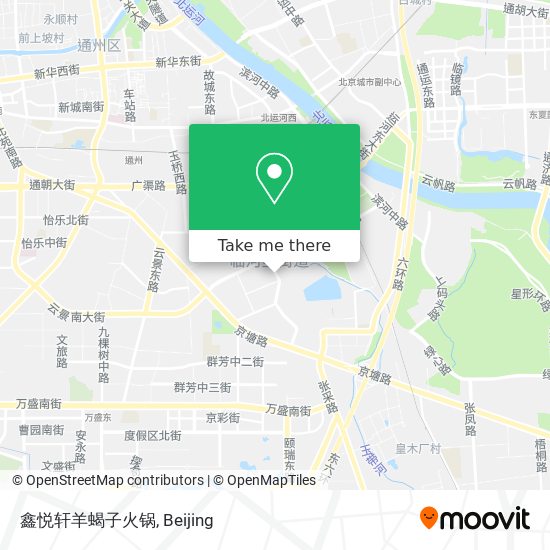 鑫悦轩羊蝎子火锅 map