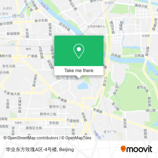 华业东方玫瑰A区-4号楼 map