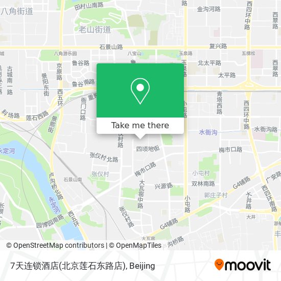 7天连锁酒店(北京莲石东路店) map